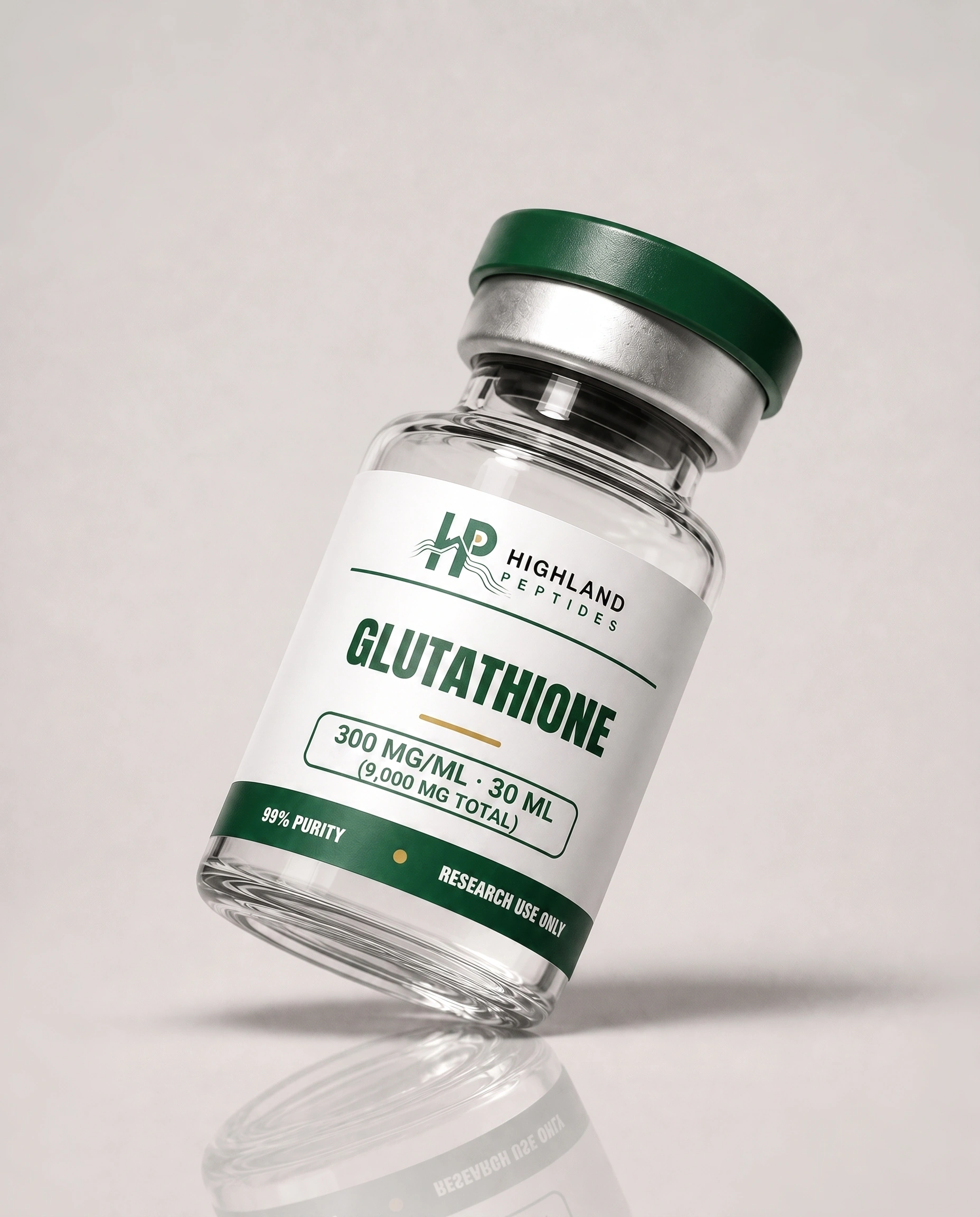 Glutathione 300mg/ml 30ml, 9,000mg total research vial