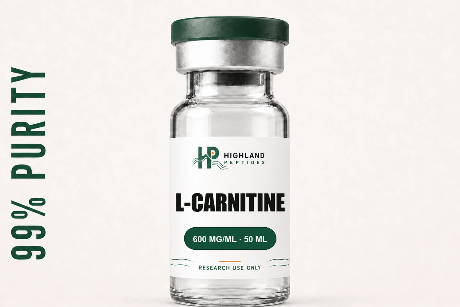 L-Carnitine 600mg/ml 50ml research vial